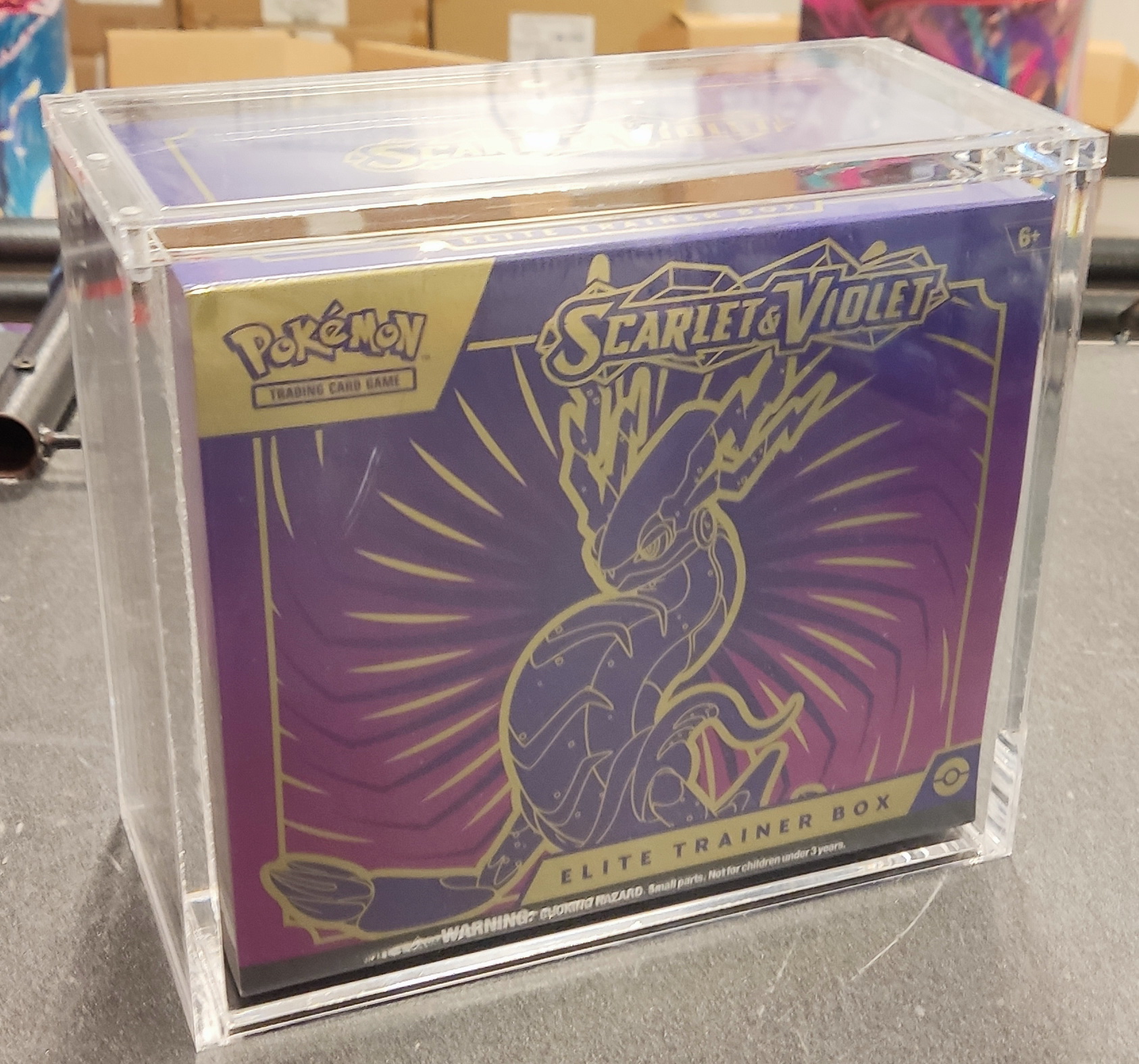 Scarlet & Violet ENG - Elite Trainer Box Miraidon + Case in Plexyglass