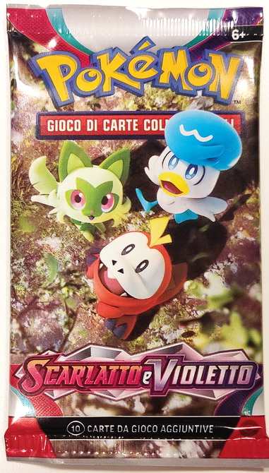 Scarlatto e Violetto ITA - Bustina Artwork Fuecoco, Quaxly, Sprigatito