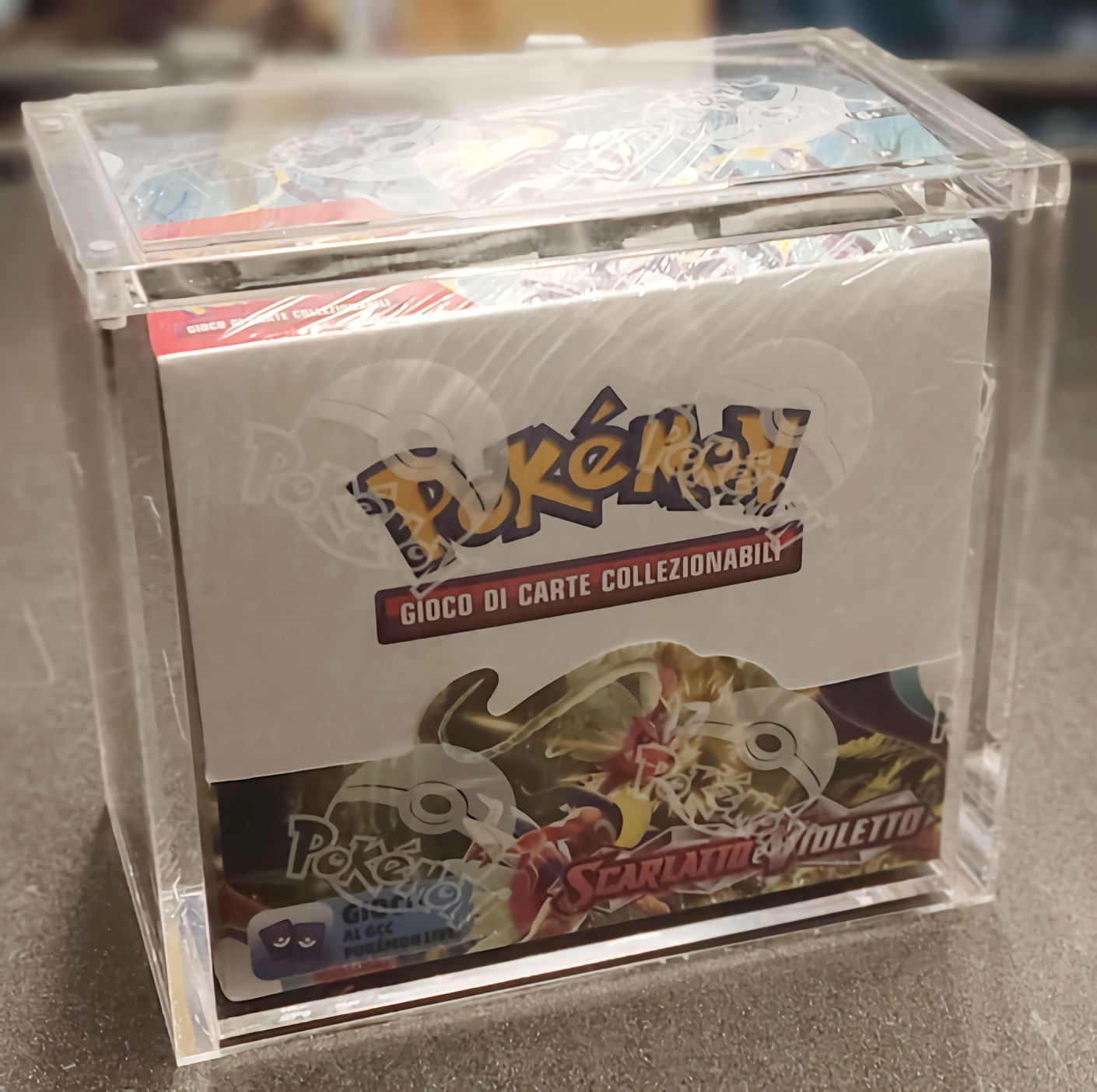 Scarlatto e Violetto ITA - Box 36 bustine + Case in Plexiglass Cards Collection