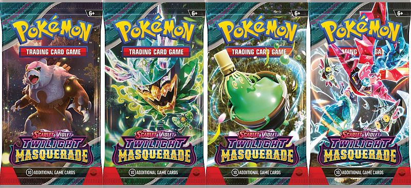 S&V Twilight Masquerade ENG - 4 Booster Pack: Set 4 Artwork diverse