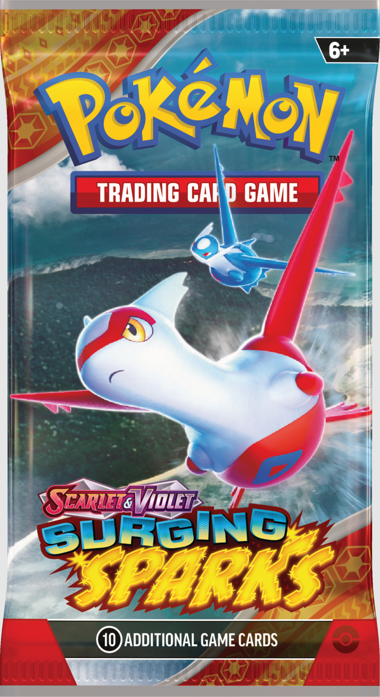 S&V Surging Sparks ENG - Booster Pack Artwork Latias & Latios
