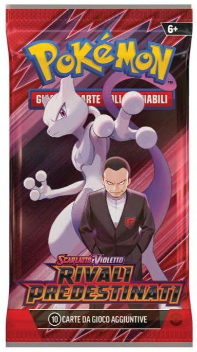 SeV Rivali Predestinati ITA - Bustina Artwork Mewtwo e Giovanni