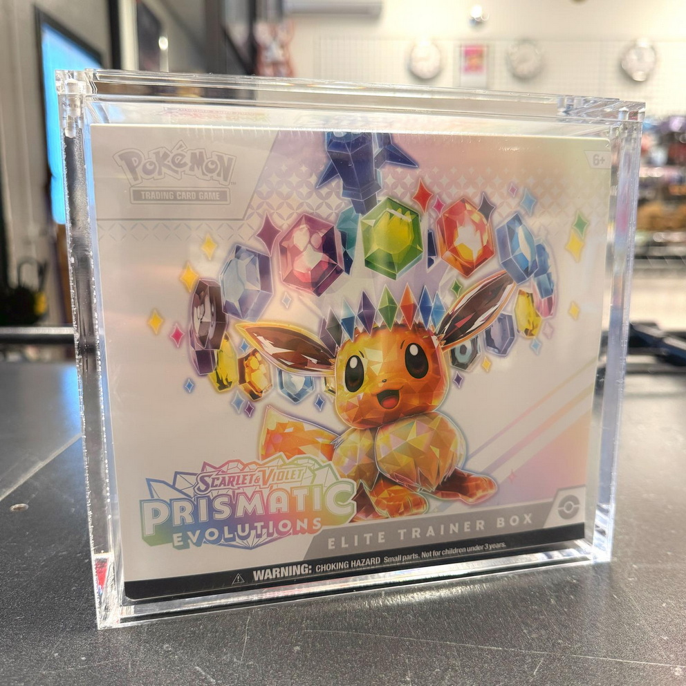 S&V Prismatic Evolutions ENG - Elite Trainer Box + Case in Plexyglass Cards Collection
