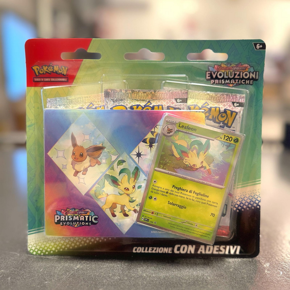SeV Evoluzioni Prismatiche ITA - Collezione con Adesivo Flareon, Glaceon e Espeon