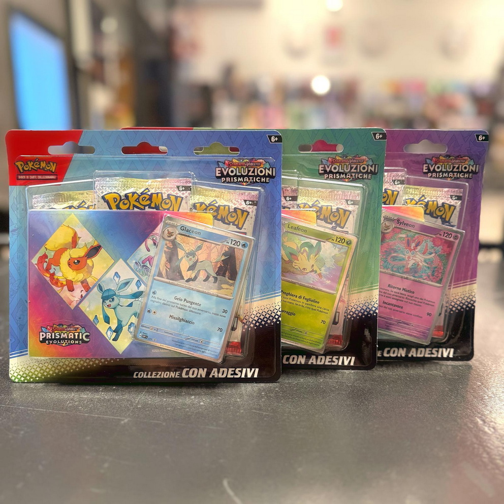 SeV Evoluzioni Prismatiche ITA - Set 3 x Collezione con Adesivo (1 x tipo)