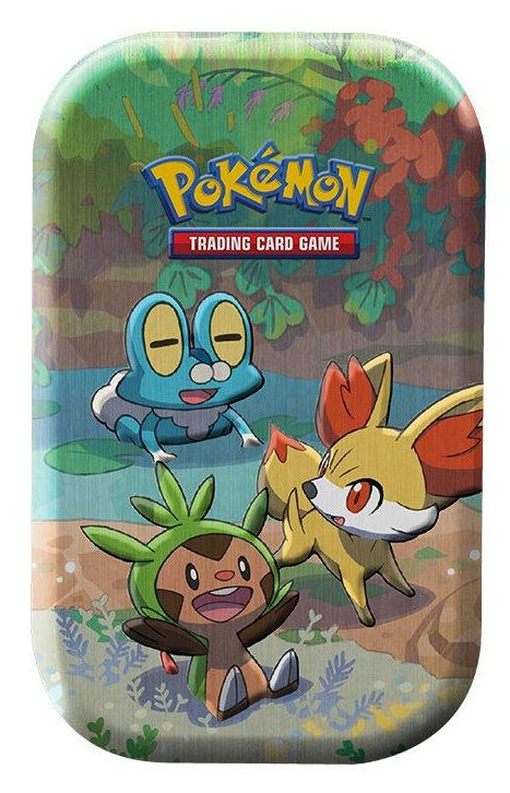 Celebrations ENG - Mini Tin Chespin, Fennekin, Froakie