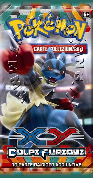 XY-Colpi Furiosi ITA - Bustina Artwork Mega Lucario