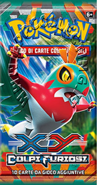 XY-Colpi Furiosi ITA - Bustina Artwork Hawlucha