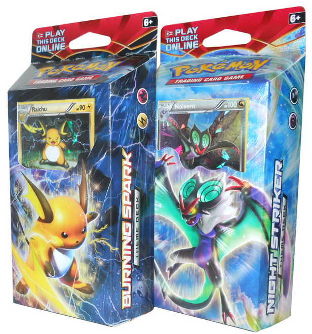 XY-Break Through - Set 2 Theme Deck: Burning Spark + Night Striker