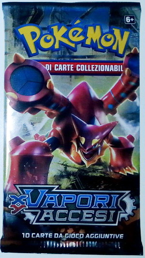 XY-Vapori Accesi - Bustina Artwork Volcanion