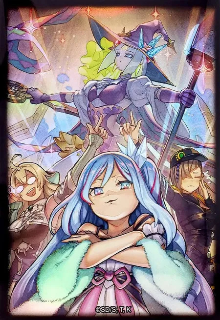 [A 104] YGO - Confezione 70 Sleeves Witchcrafter Demonstration