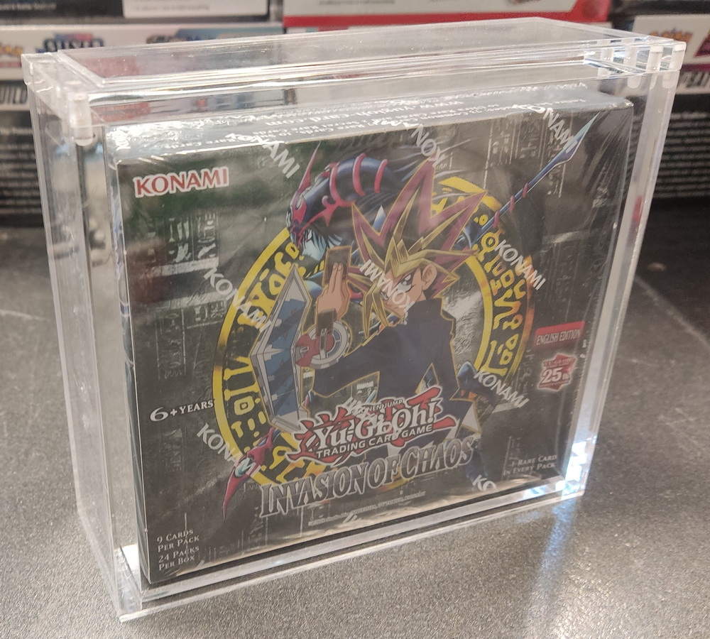 Invasion of Chaos ENG 25th Anniversary - Box 24 bustine + Case in plexyglass Cards Collection