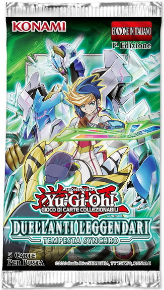 Duellanti Leggendari: Tempesta Synchro ITA - Bustina 1a Edizione (5 carte per bustina)