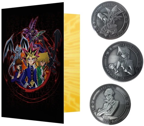 Yu-Gi-Oh! - Commemorative Coin Album + 3 Coin