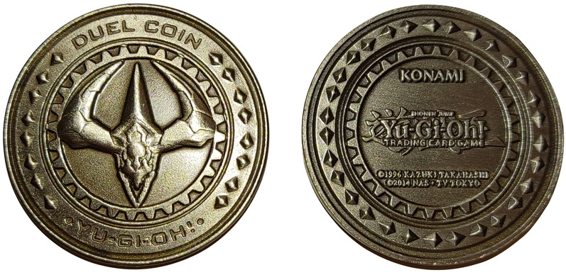 Yu-Gi-Oh! - Moneta in metallo Duel Coin (diametro 30 mm)