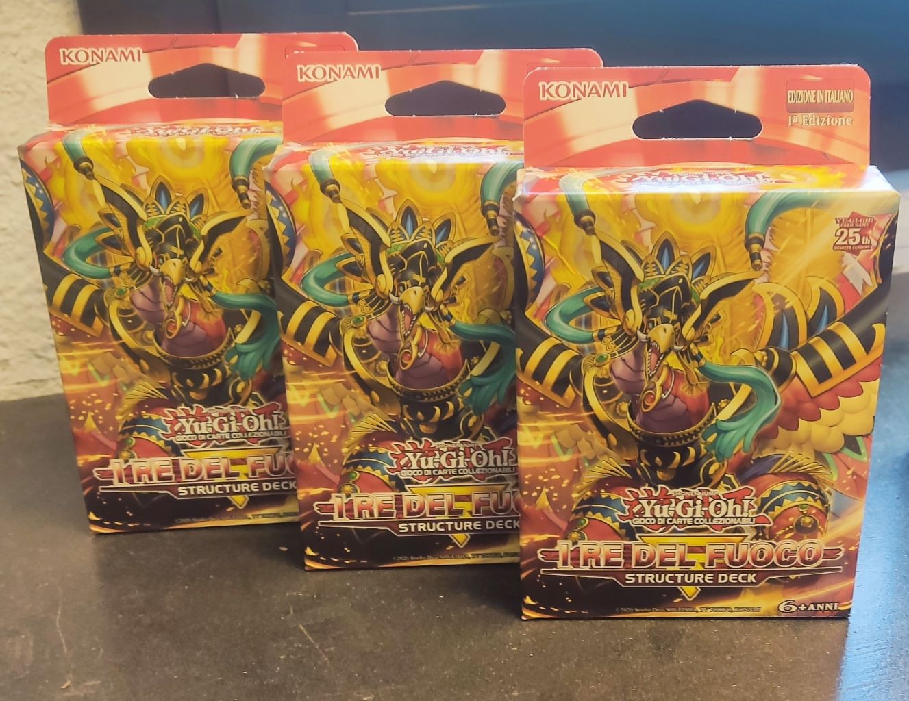 ITA - [NR.60] 3x Structure Deck: i Re del Fuoco 1a Edizione